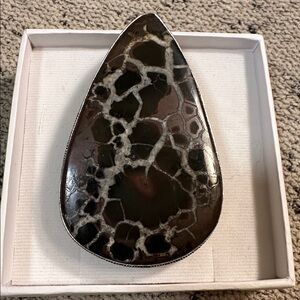 Large Septarian Statement Ring - Teardrop